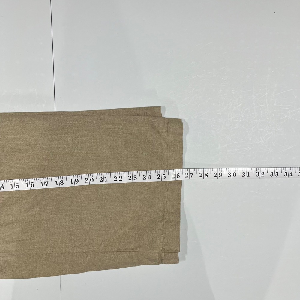 Abercrombie Fitch Linen Blend Wide Leg Coastal Pants Womens XS Old Money Resort - Picture 8 of 14